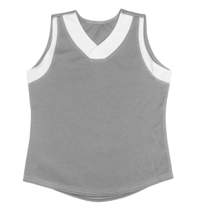 WOMEN'S SOFTBALL JERSEY - Silver, M