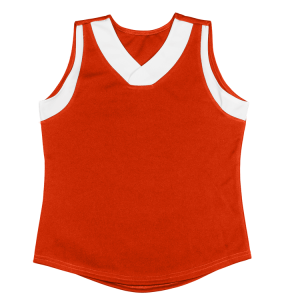 WOMEN'S SOFTBALL JERSEY - Orange, M