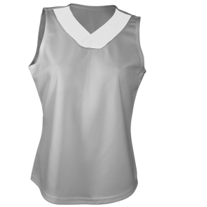 WOMEN'S SOFTBALL JERSEY - Silver, M