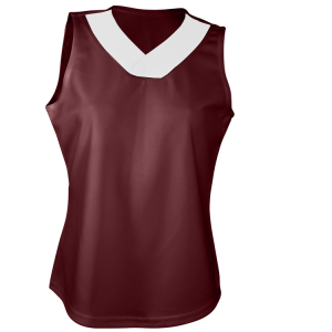 WOMEN'S SOFTBALL JERSEY - Maroon, M