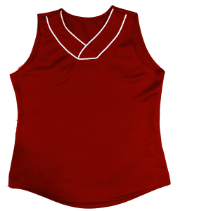 WOMEN'S SOFTBALL JERSEY - Red, M