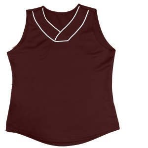 WOMEN'S SOFTBALL JERSEY - Maroon, M