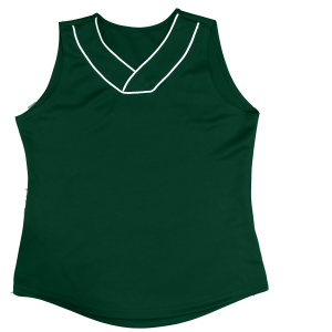 WOMEN'S SOFTBALL JERSEY - Dark Green, M