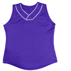 WOMEN'S SOFTBALL JERSEY - Purple, M