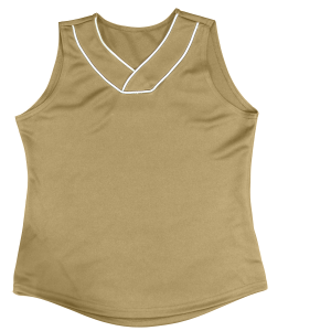 WOMEN'S SOFTBALL JERSEY - Vegas Gold, M