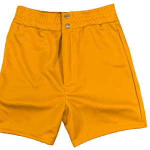 WOMEN'S SOFTBALL SHORTS - Gold, M