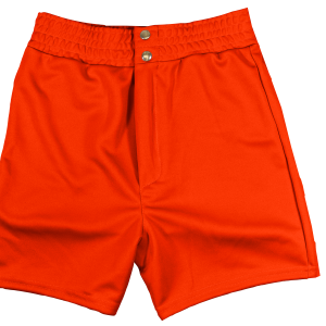 WOMEN'S SOFTBALL SHORTS - Orange, M