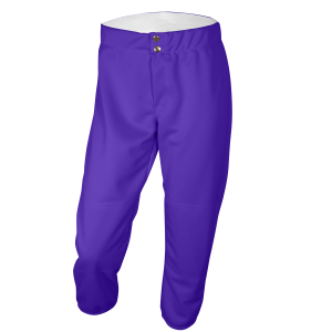GIRL'S SOFTBALL PANTS - Purple, M
