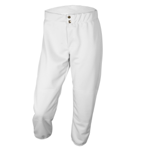GIRL'S SOFTBALL PANTS - White, M