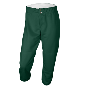 GIRL'S SOFTBALL PANTS - Dark Green, M