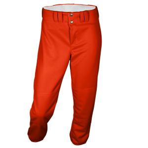 GIRL'S SOFTBALL PANTS - Orange, M