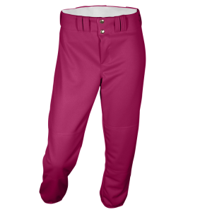 GIRL'S SOFTBALL PANTS - Fuchsia, M