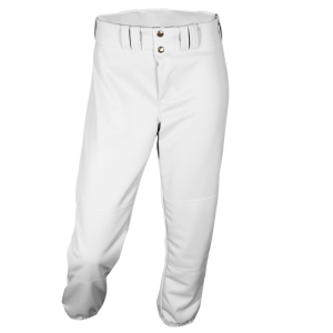 GIRL'S SOFTBALL PANTS - White, M