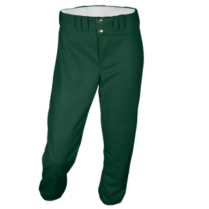 GIRL'S SOFTBALL PANTS - Dark Green, M