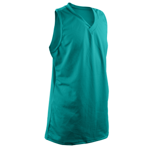 Girl's Racerback Volleyball Jersey - Teal, M