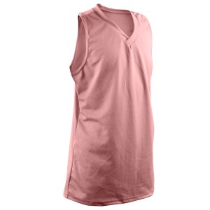 Girl's Racerback Volleyball Jersey - Pink, M