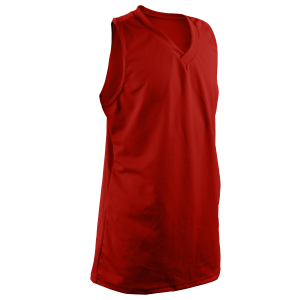 Girl's Racerback Volleyball Jersey - Red, M
