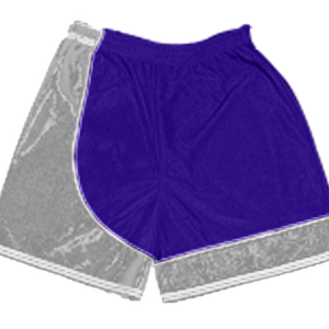 5"  ADULT  ATHLETIC SHORTS - Purple, M