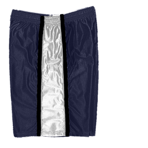 5"  ADULT  ATHLETIC SHORTS - Navy Blue, M