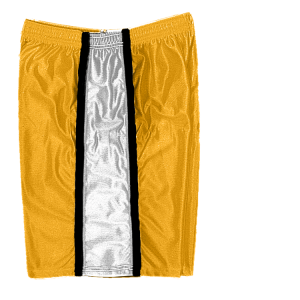 5"  ADULT  ATHLETIC SHORTS - Gold, M