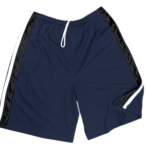 5"  ADULT  ATHLETIC SHORTS - Navy Blue, M
