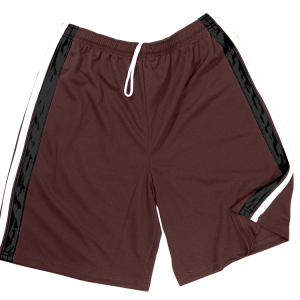 5"  ADULT  ATHLETIC SHORTS - Brown, M