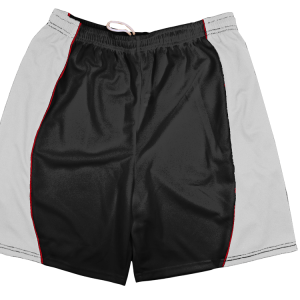 5"  ADULT  ATHLETIC SHORTS - Black, M