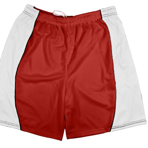 5"  ADULT  ATHLETIC SHORTS - Red, M