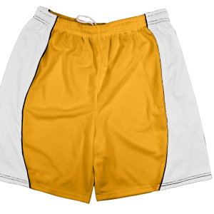 5"  ADULT  ATHLETIC SHORTS - Gold, M