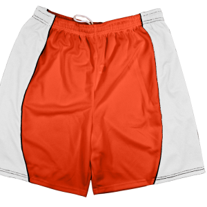 5"  ADULT  ATHLETIC SHORTS - Orange, M