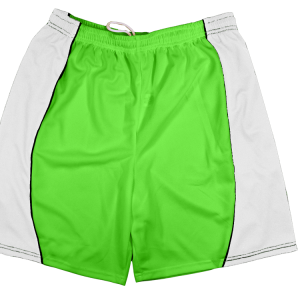 5"  ADULT  ATHLETIC SHORTS - Neon Green, M