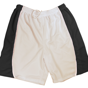 5"  ADULT  ATHLETIC SHORTS - White, M