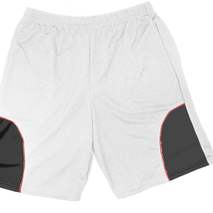 5"  ADULT  ATHLETIC SHORTS - White, M