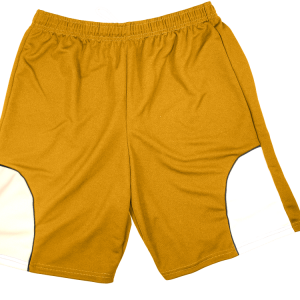 5"  ADULT  ATHLETIC SHORTS - Gold, M