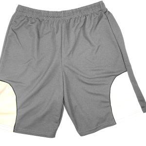 5"  ADULT  ATHLETIC SHORTS - Silver, M