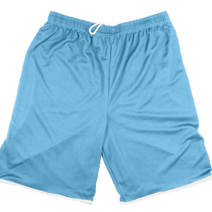 7"  ADULT  ATHLETIC SHORTS - Columbian Blue, M