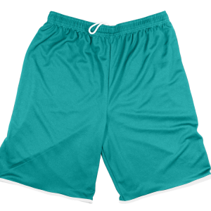 5"  ADULT  ATHLETIC SHORTS - Teal, M