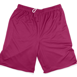 7"  ADULT  ATHLETIC SHORTS - Fuchsia, M