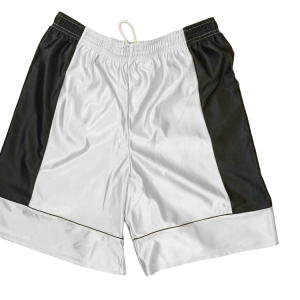 5"  ADULT  ATHLETIC SHORTS - White, M