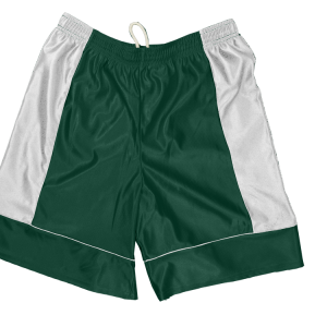 5"  ADULT  ATHLETIC SHORTS - Dark Green, M