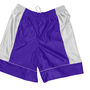 5"  ADULT  ATHLETIC SHORTS - Purple, M