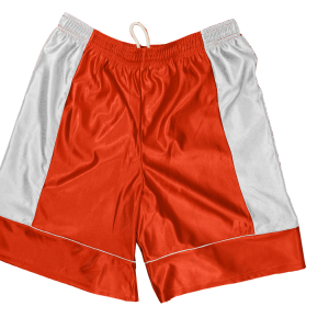 5"  ADULT  ATHLETIC SHORTS - Orange, M
