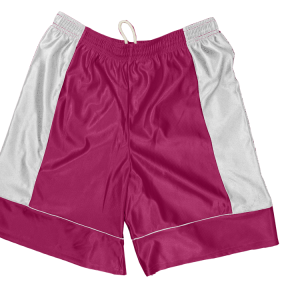 5"  ADULT  ATHLETIC SHORTS - Fuchsia, M