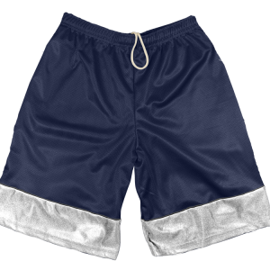 5"  ADULT  ATHLETIC SHORTS - Navy Blue, M