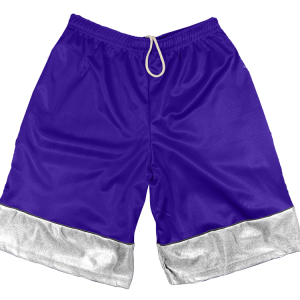 5"  ADULT  ATHLETIC SHORTS - Purple, M