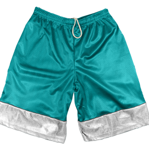 5"  ADULT  ATHLETIC SHORTS - Teal, M