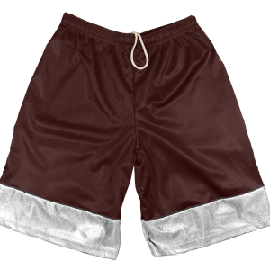 5"  ADULT  ATHLETIC SHORTS - Brown, M