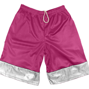 5"  ADULT  ATHLETIC SHORTS - Fuchsia, M