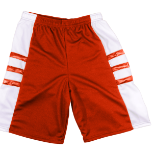 7"  ADULT  ATHLETIC SHORTS - Orange, M