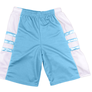 7"  ADULT  ATHLETIC SHORTS - Columbian Blue, M